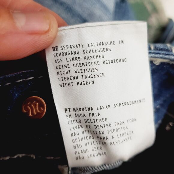 Miss Me Mid Rise Boot Cut Jeans Size 23 - Picture 8 of 10